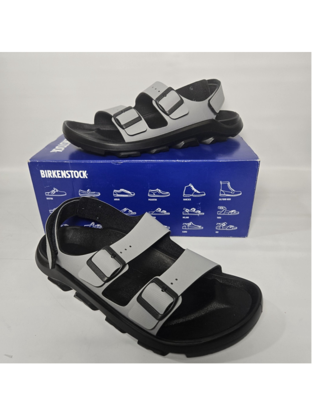 Birkenstock Mogami Terra Gray Sport Sandal Waterproof Men's 12 EU 45 NIB ($105)